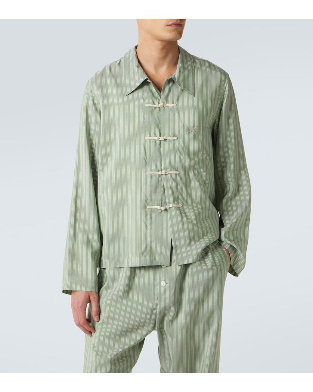 Camicia Sylvan di Bode in Green da Uomo