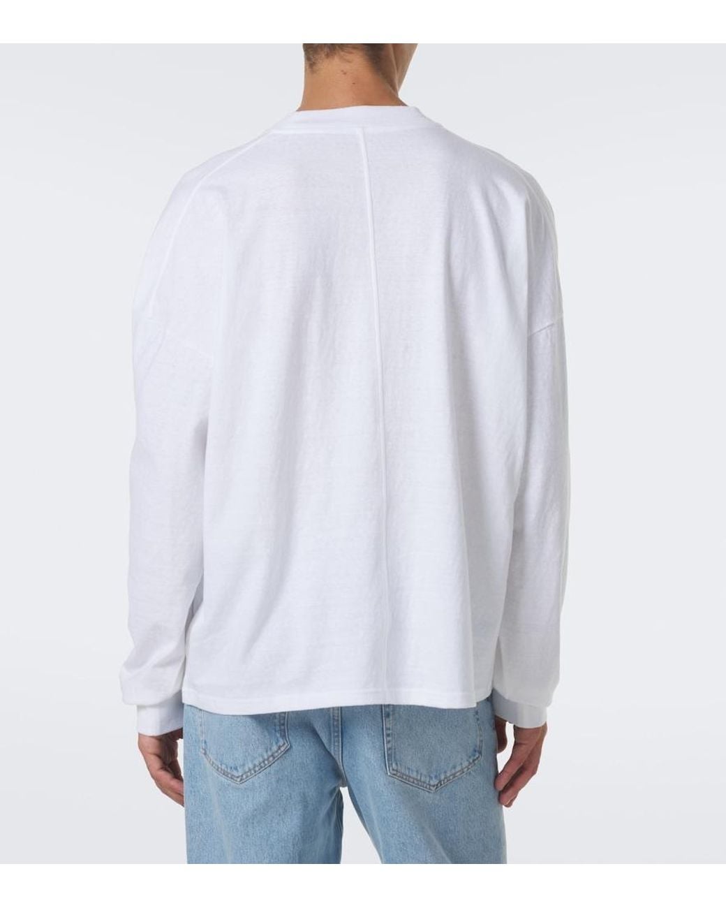 The Row White Dolino Cotton Jersey T-Shirt for men