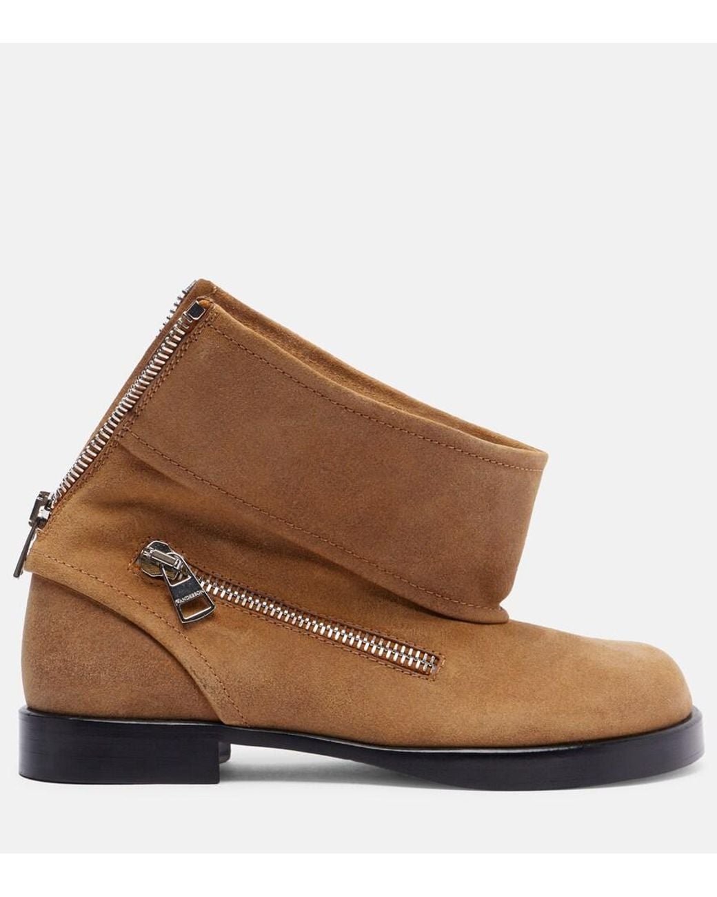 J.W. Anderson Brown Suede Ankle Boots