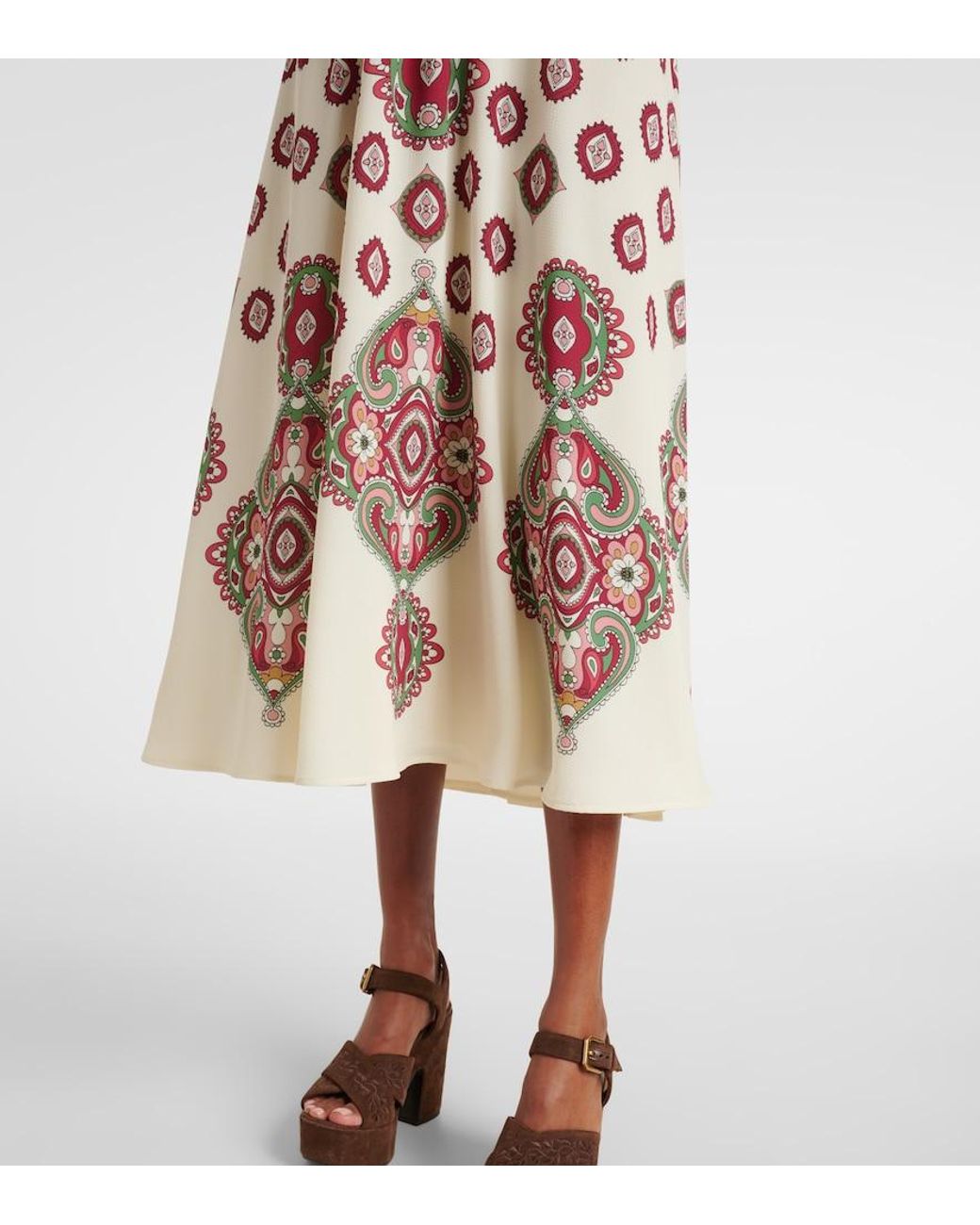 Robe Midi Imprimee Etro en coloris Multicolor