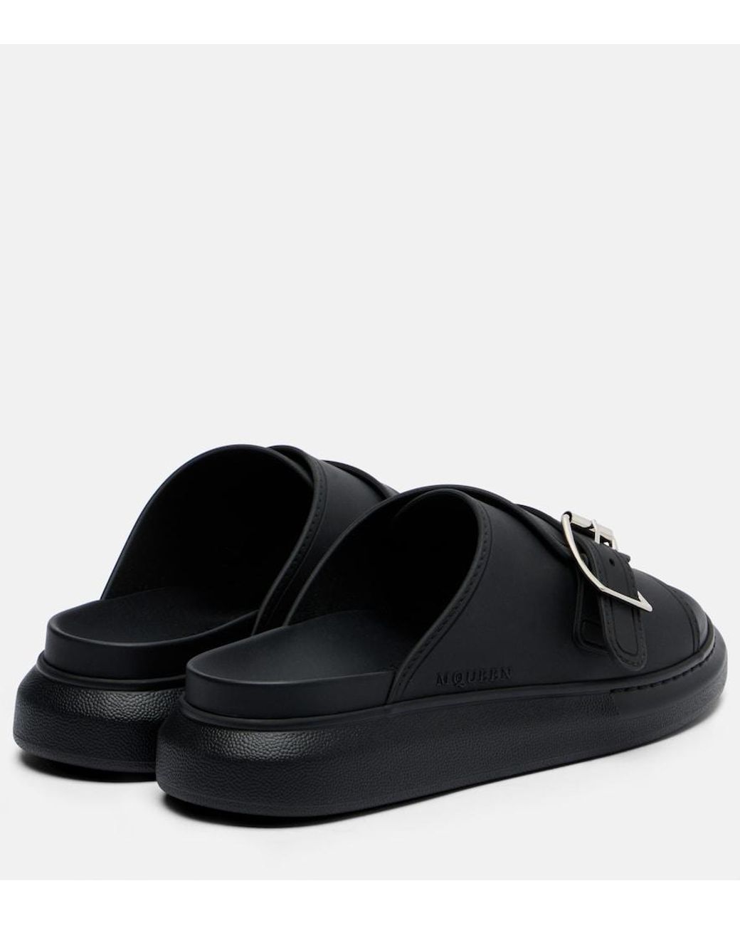 McQueen Black Hybrid Sandals