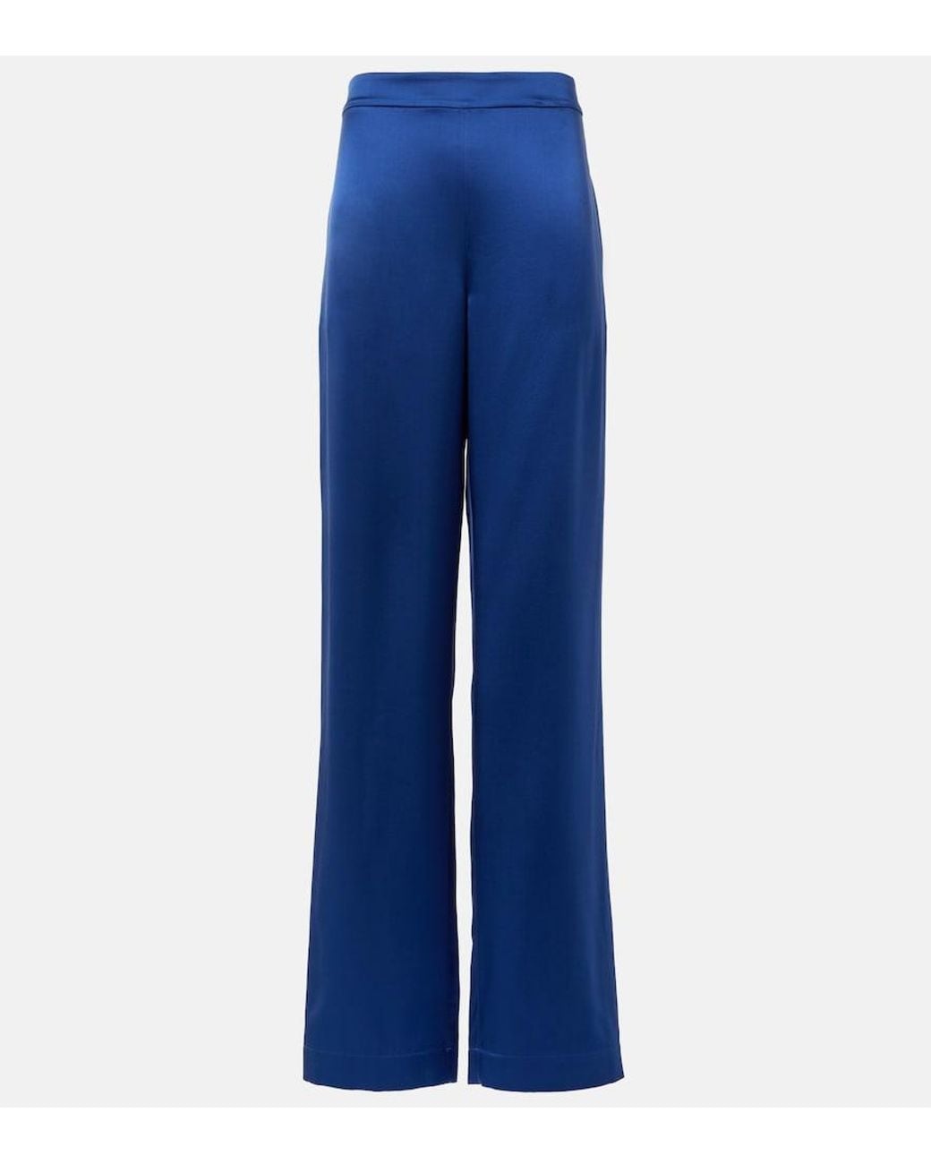 Joseph Blue New Sahel Silk Straight Pants