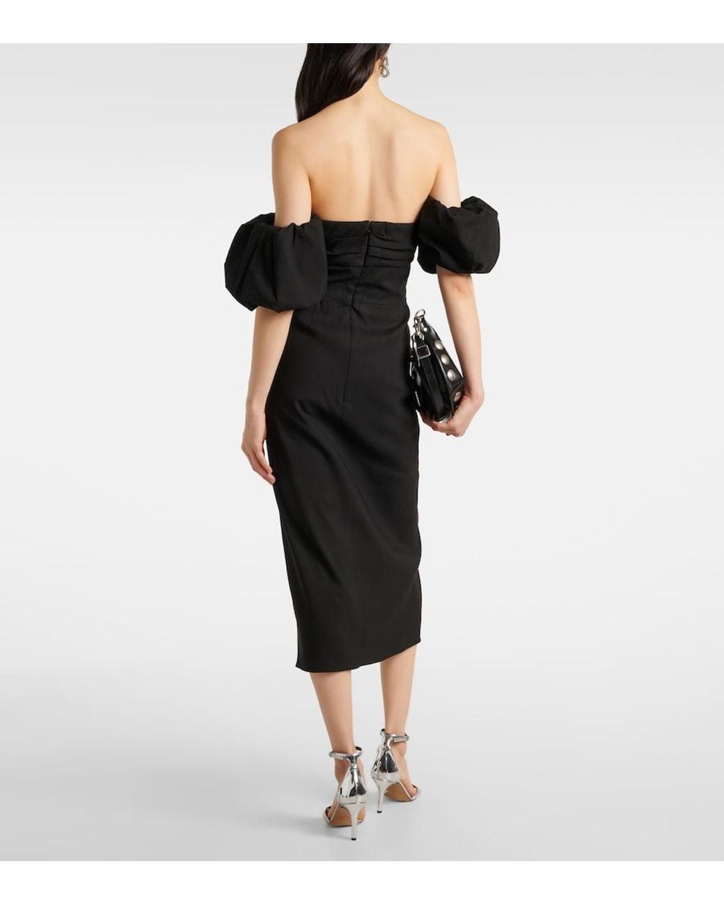Isabel Marant Black Darlena Midi Dress