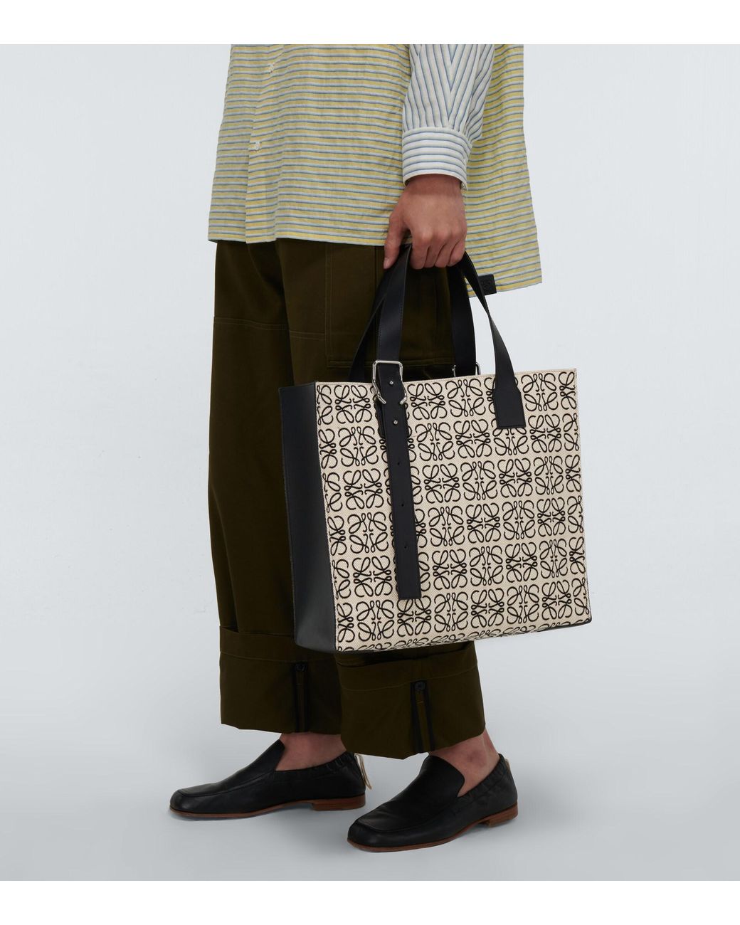 Loewe buckle discount tote bag