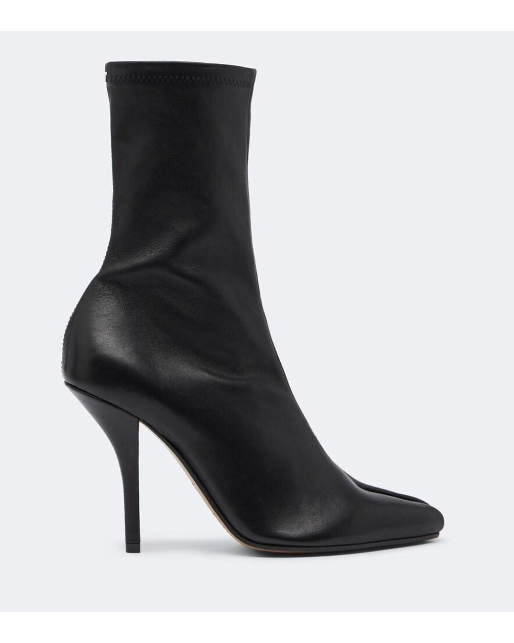 Maison Margiela Black Tabi Claw Leather Ankle Boots