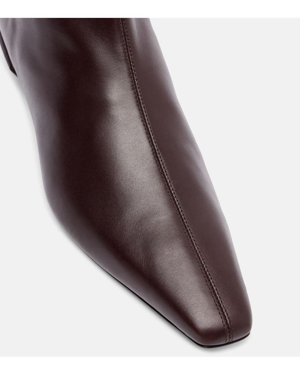 Paris Texas Brown Bettina 25 Leather Ankle Boots