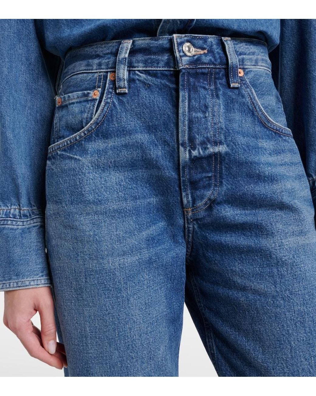 Citizens of Humanity Blue Dahlia Tapered Jeans