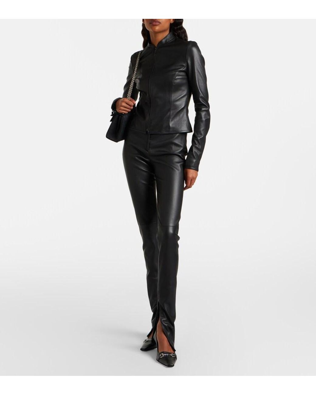 Gucci Black Leather Jacket