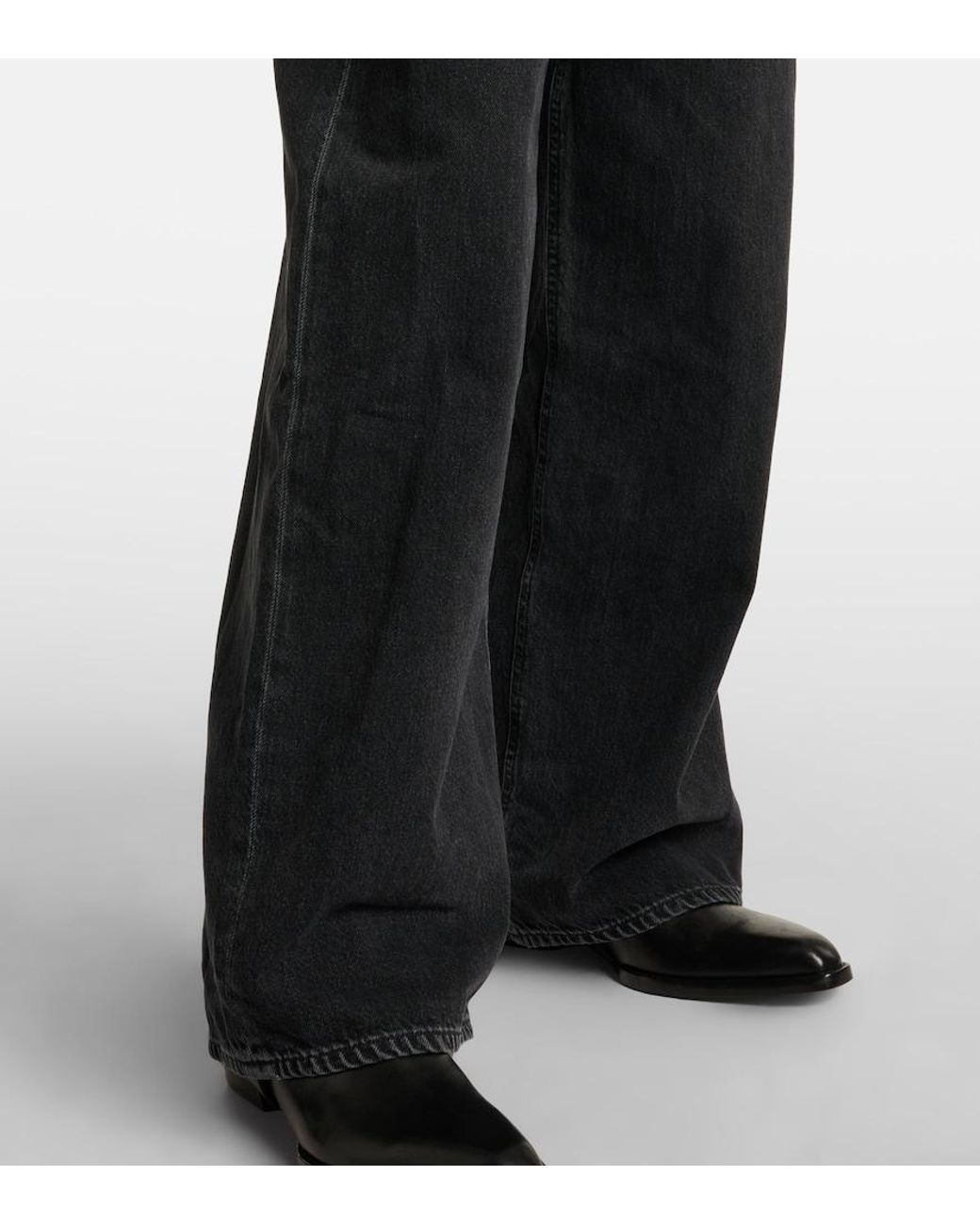 Agolde Black Jumpsuit Tane Aus Denim