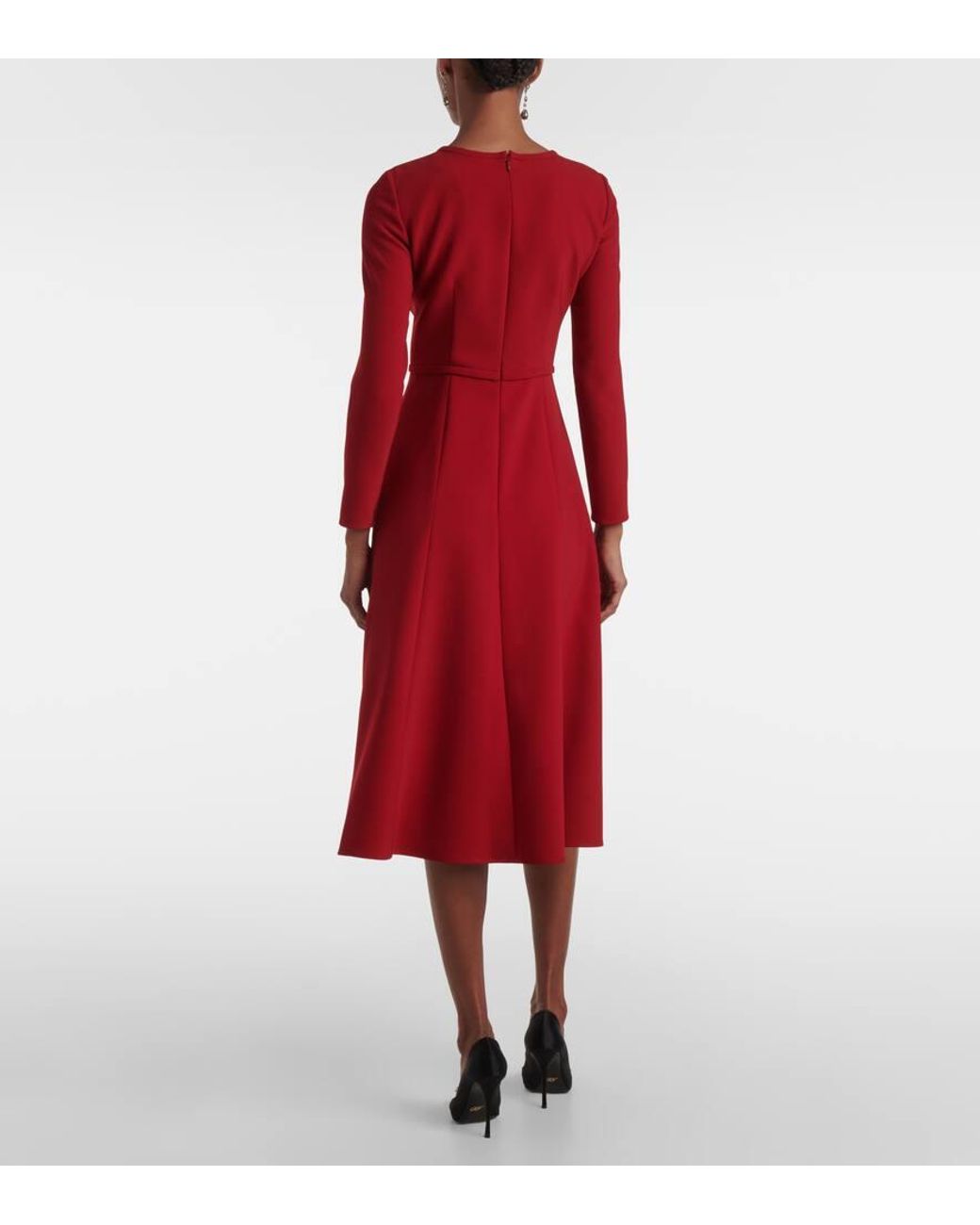 carolina herrera red bow dress New NWT $5,990 Carolina Herrera Embroidered Bow Back Embellished Red Dress US 0