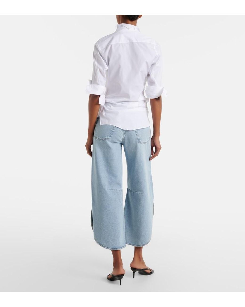 Citizens of Humanity Blue Tulip Barrel-Leg Jeans