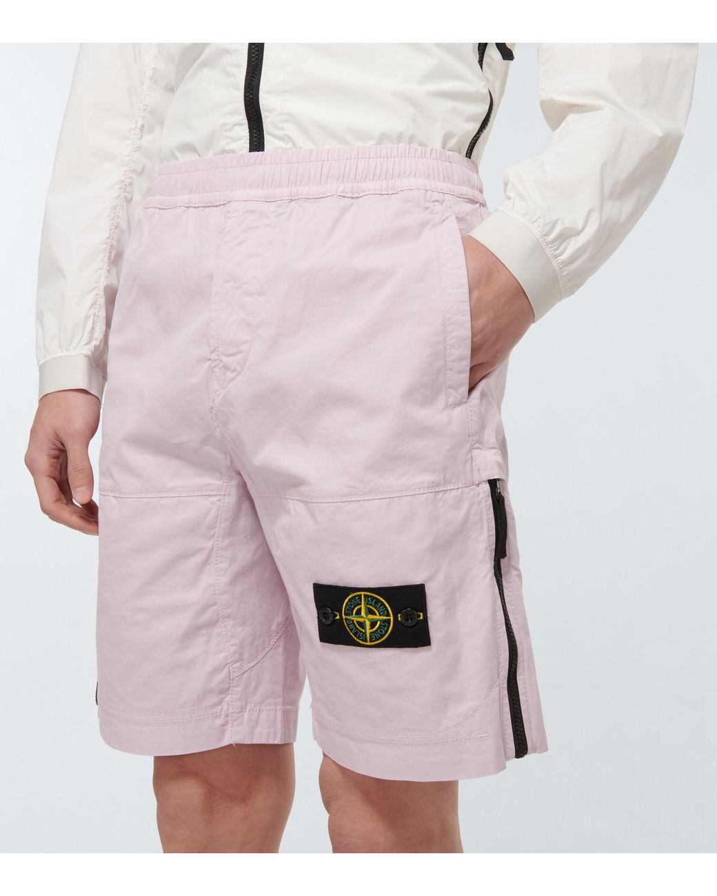 stone island shorts pink