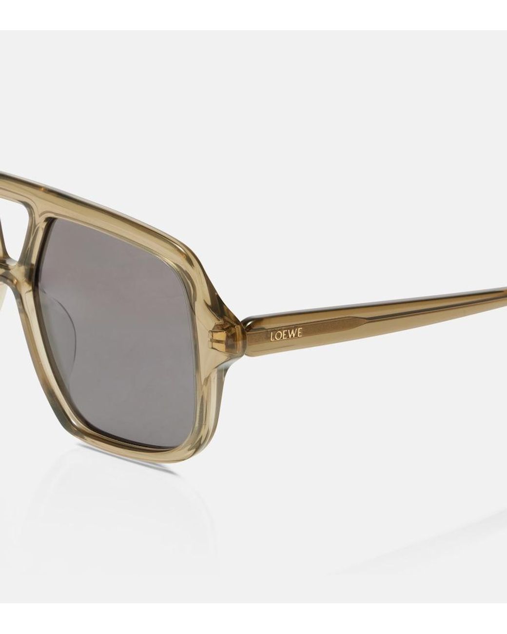 Loewe Gray Aviator-Sonnenbrille Slim