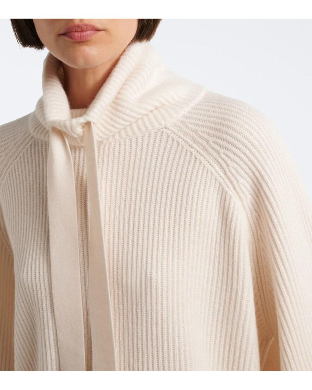 Brunello Cucinelli Natural Cashmere Turtleneck Sweater