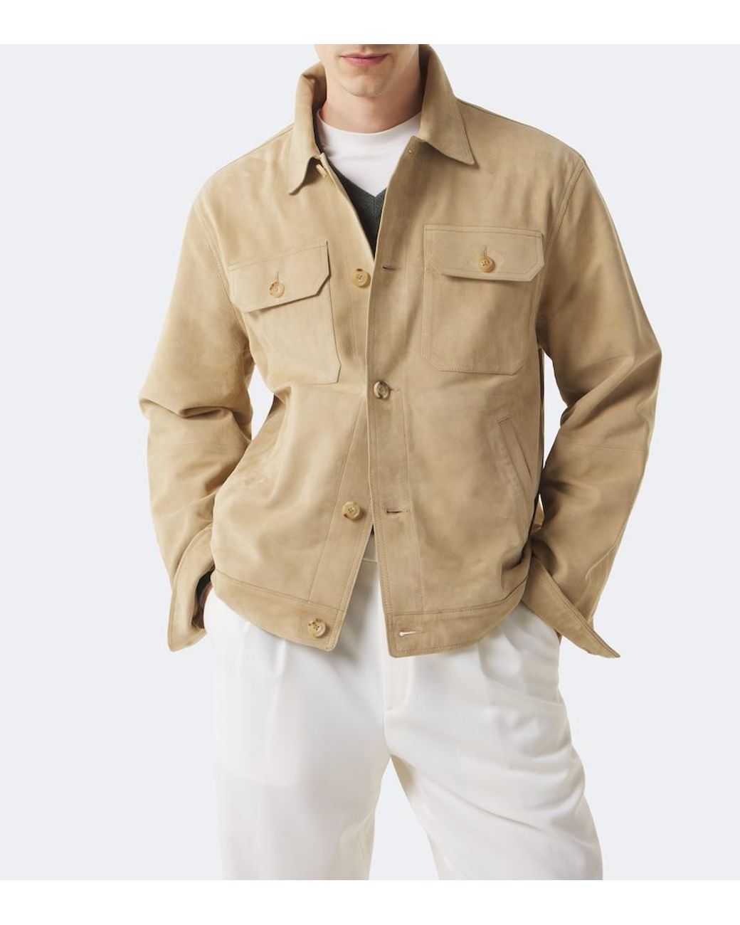 Polo Ralph Lauren Natural Suede Jacket for men