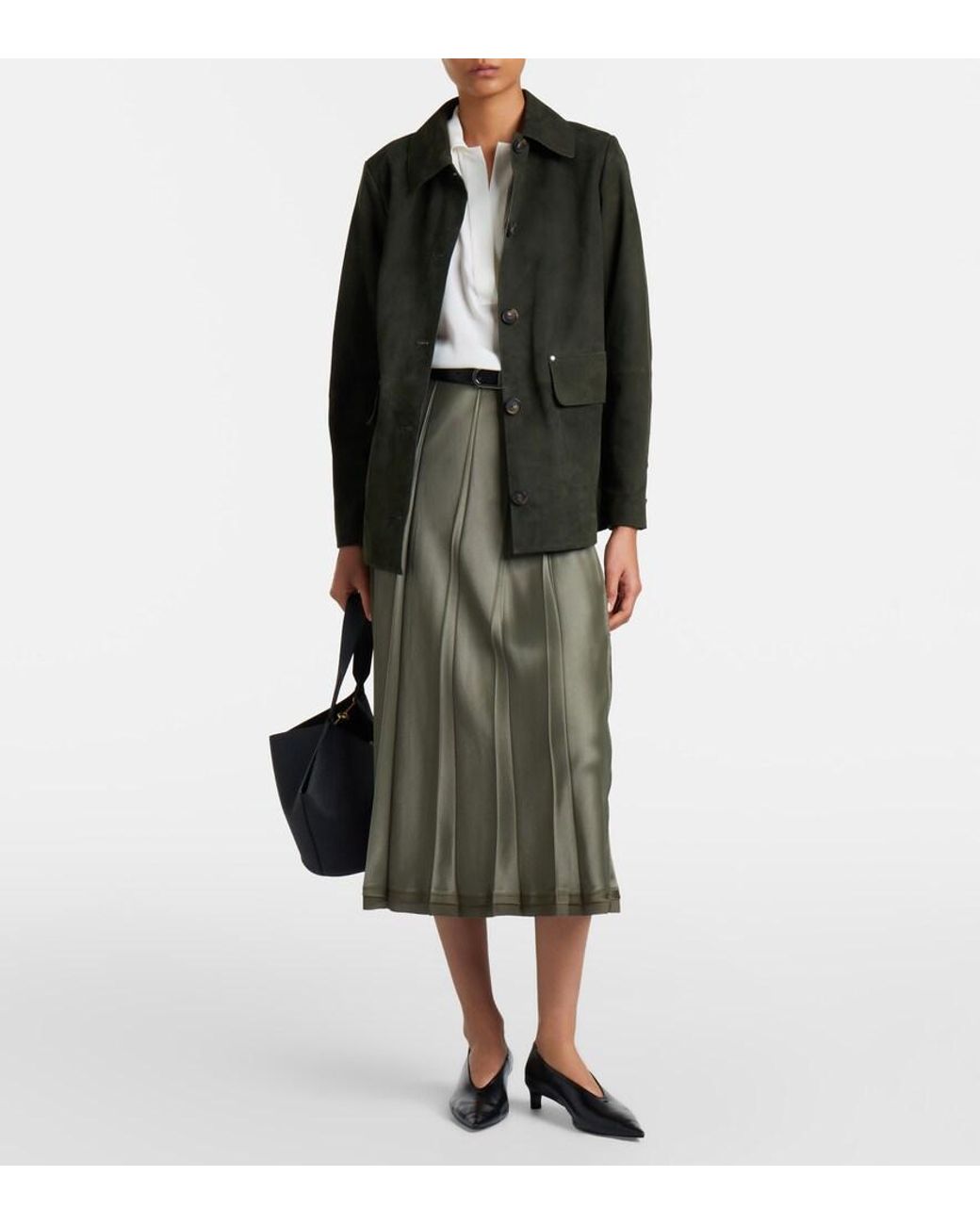 Vince Green Suede Jacket
