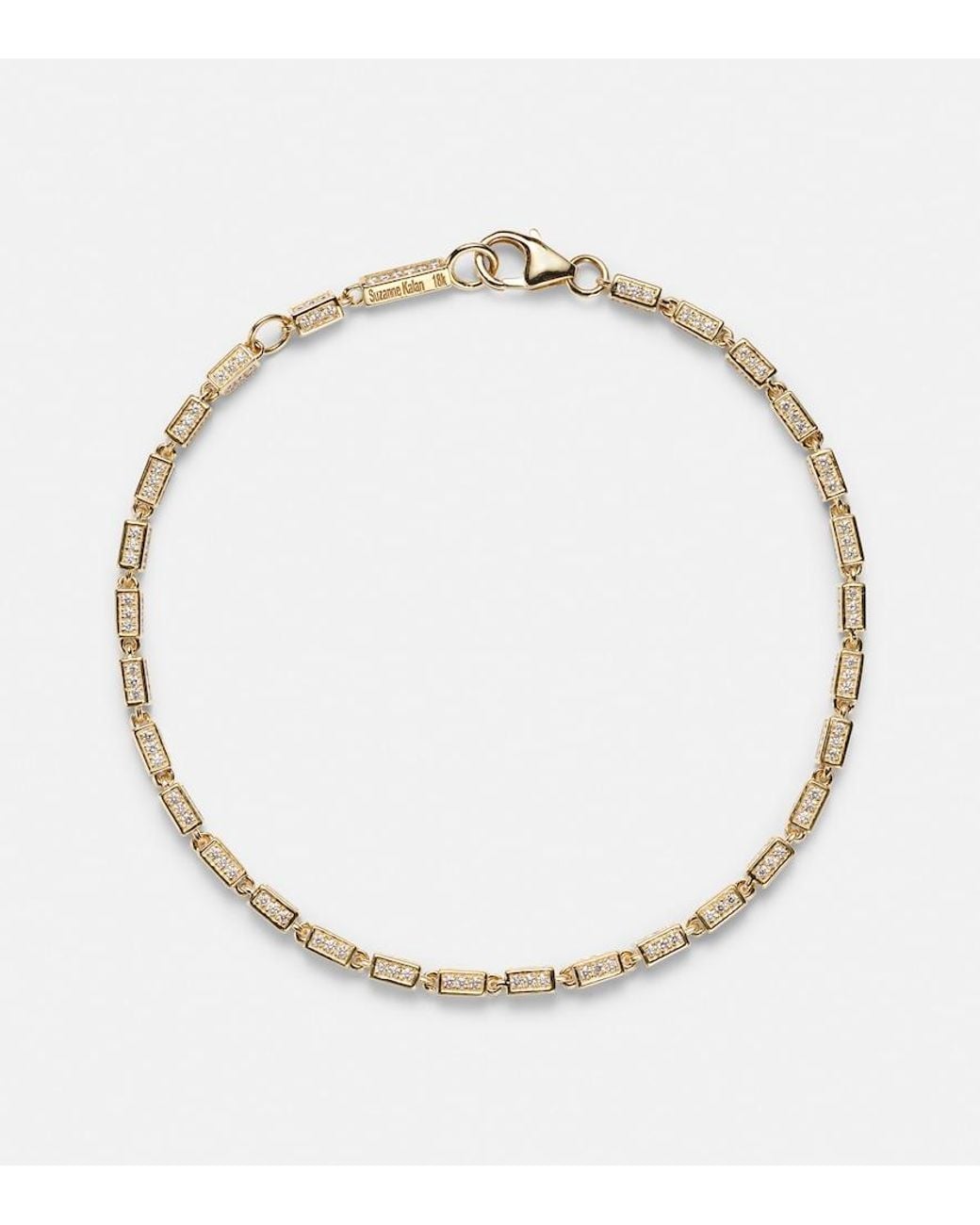 Bracciale Block-Chain Mini di Suzanne Kalan in Metallic