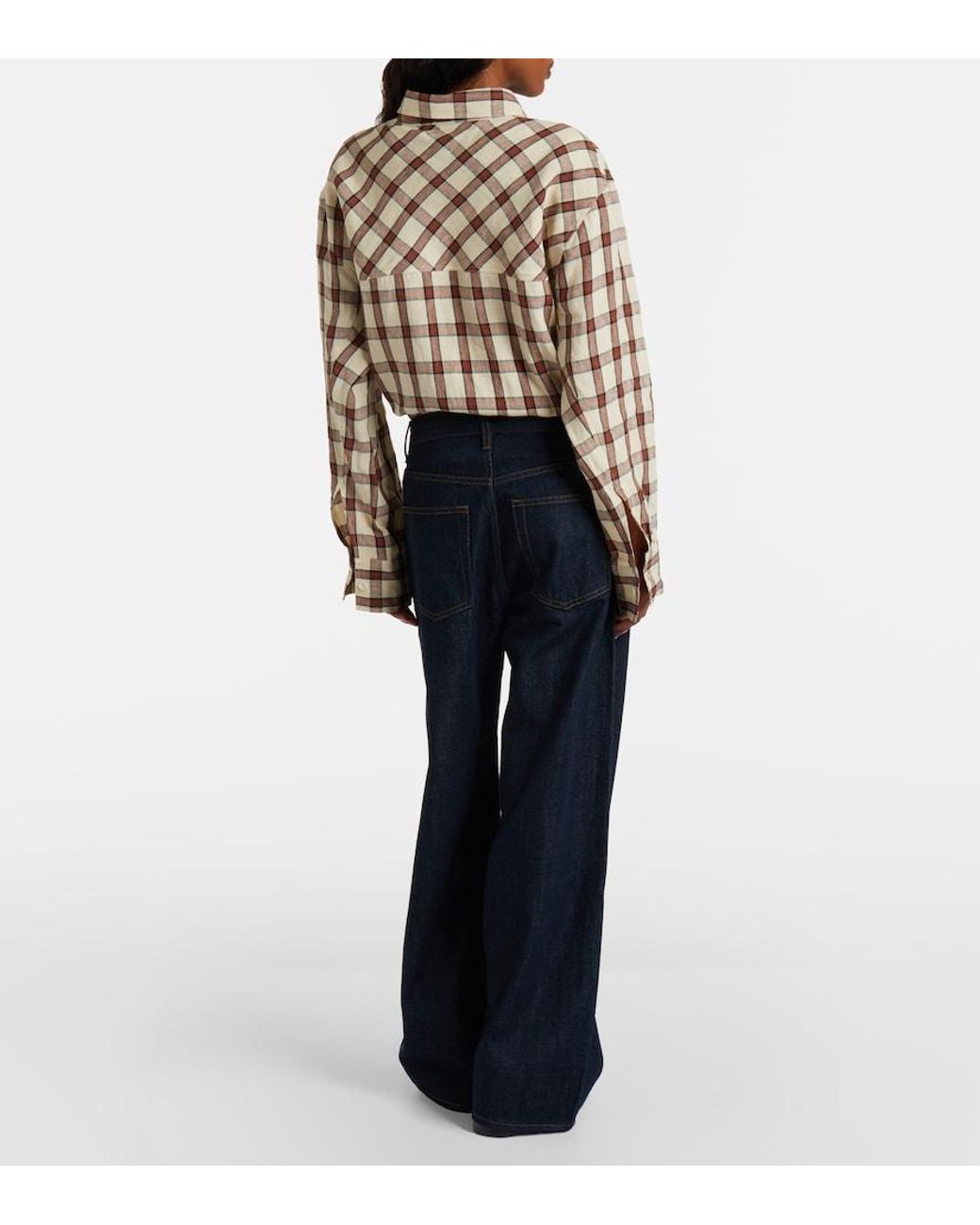 FRAME Blue The Off Duty Wide-Leg Jeans