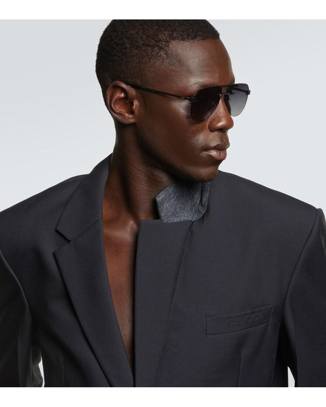 Fendi Blue Sky Aviator Sunglasses for men