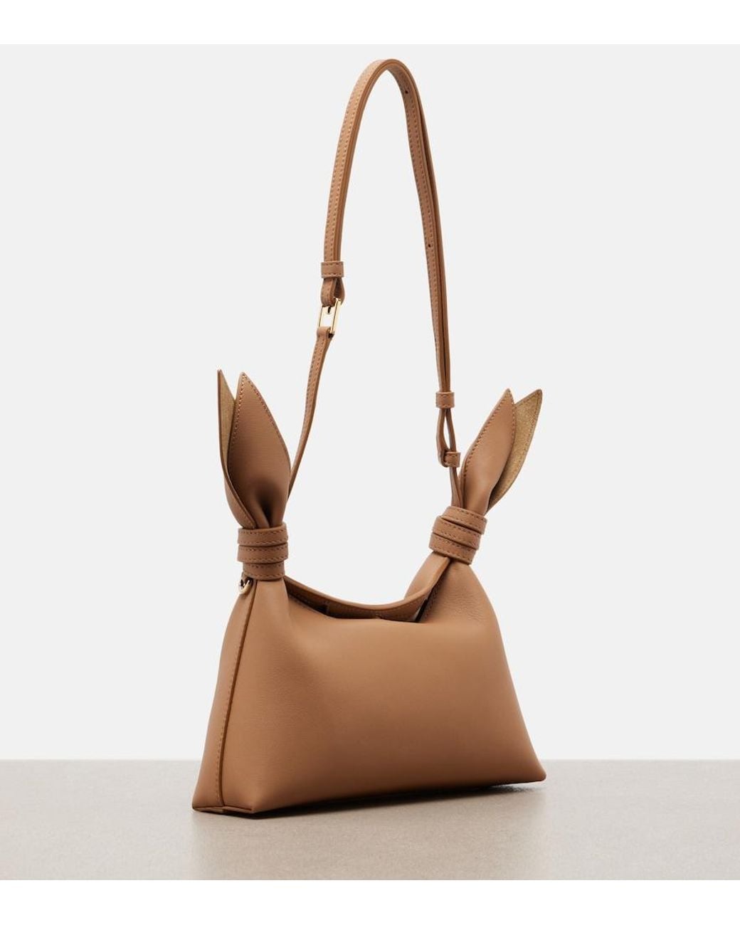 Borsa A Spalla Scarf Mini di Loewe in Brown