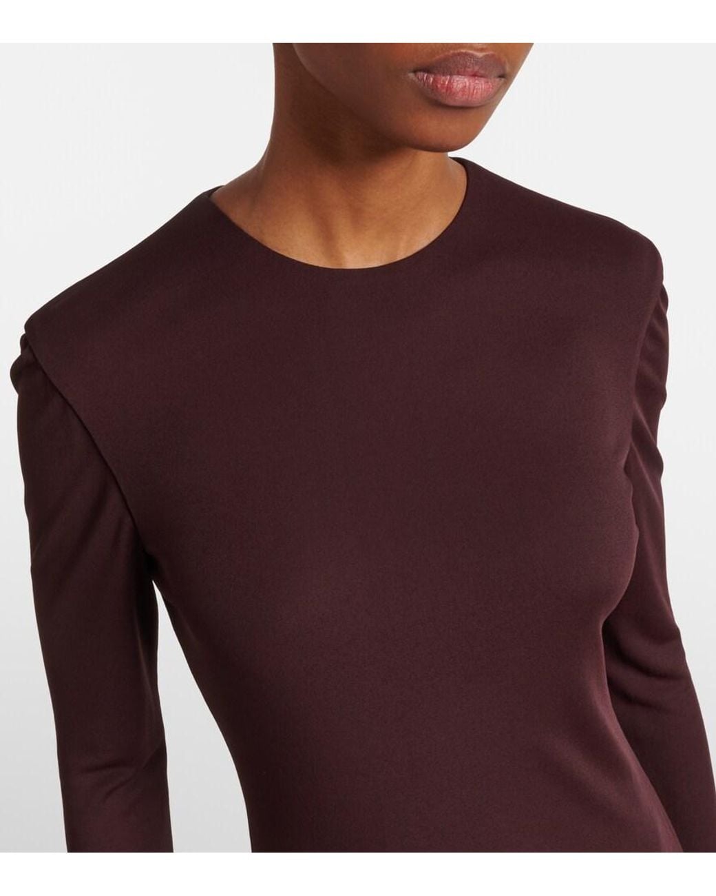 Jil Sander Purple Jersey Maxi Dress