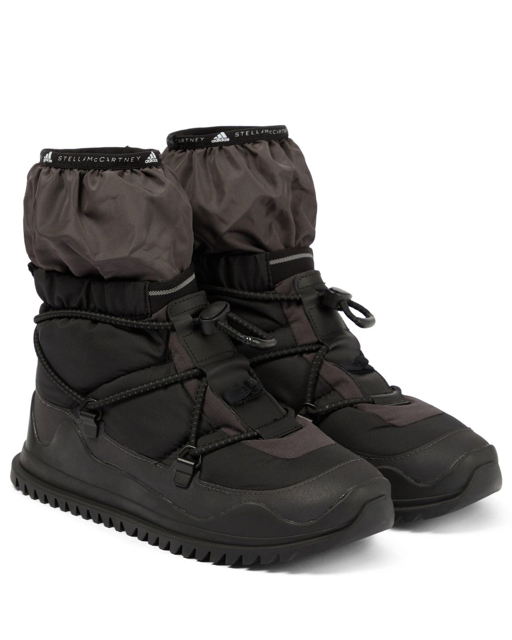 adidas By Stella McCartney Winter Snow Boots in Black | Lyst Canada