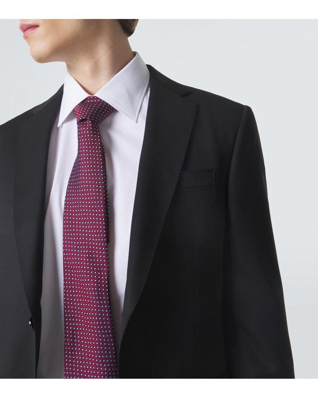 Zegna White Cotton-Blend Poplin Shirt for men