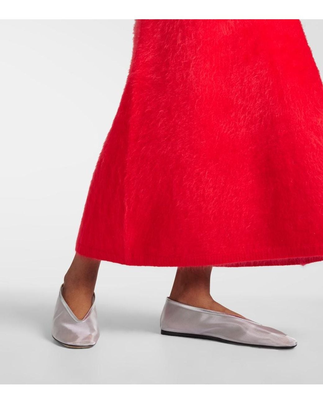 Le Monde Beryl Metallic Luna Slipper Mesh Shoes