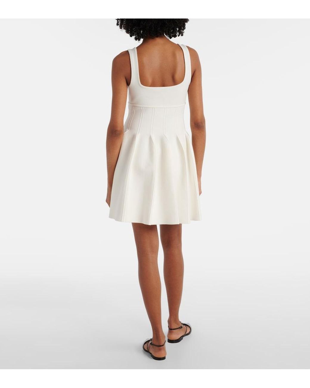 Jonathan Simkhai White Elektra Corset Dress