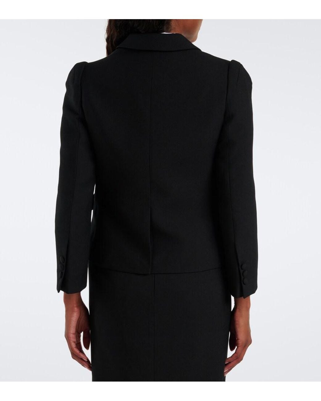 ShuShu/Tong Black Wool And Silk Jacket