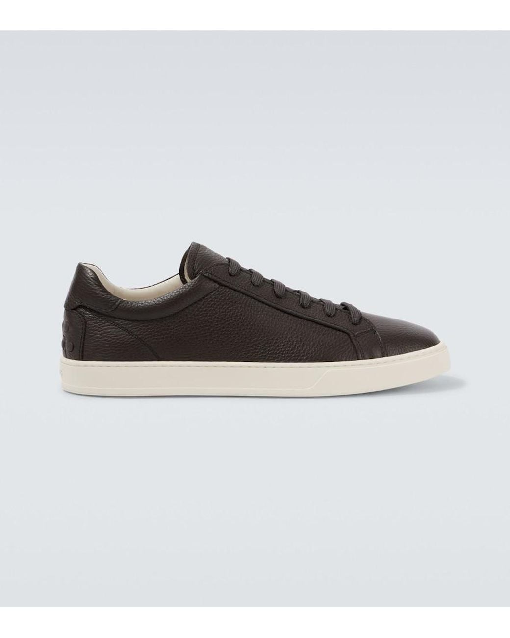 Tod's Brown Leather Sneakers for men