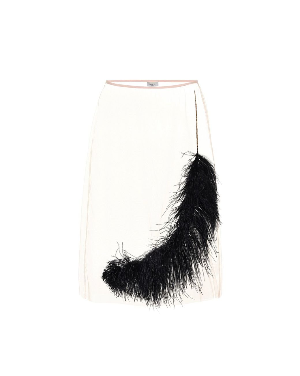 dries van noten tulle skirt