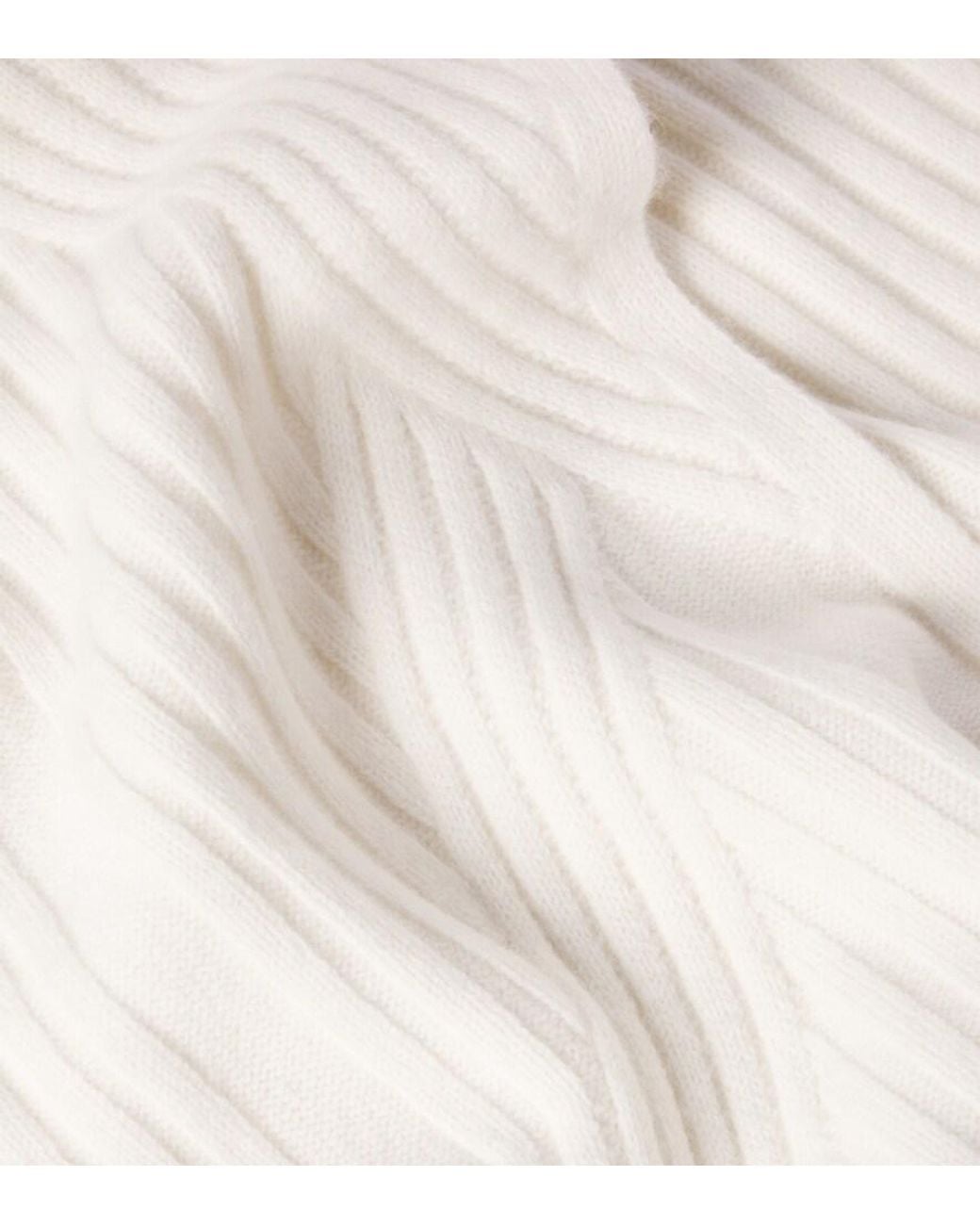 Joseph White Coral Wool Scarf