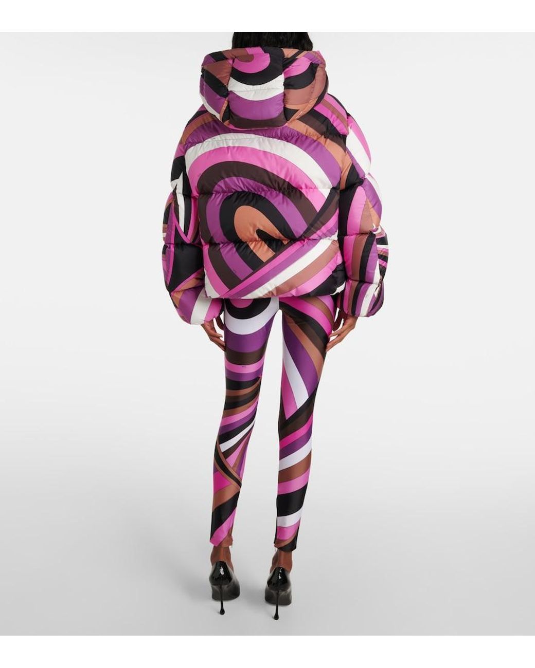 Emilio Pucci Pink Iride Down Jacket