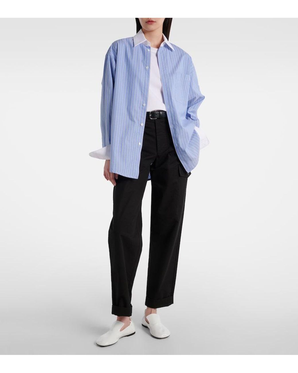 Proenza Schouler White Glove Leather Loafers