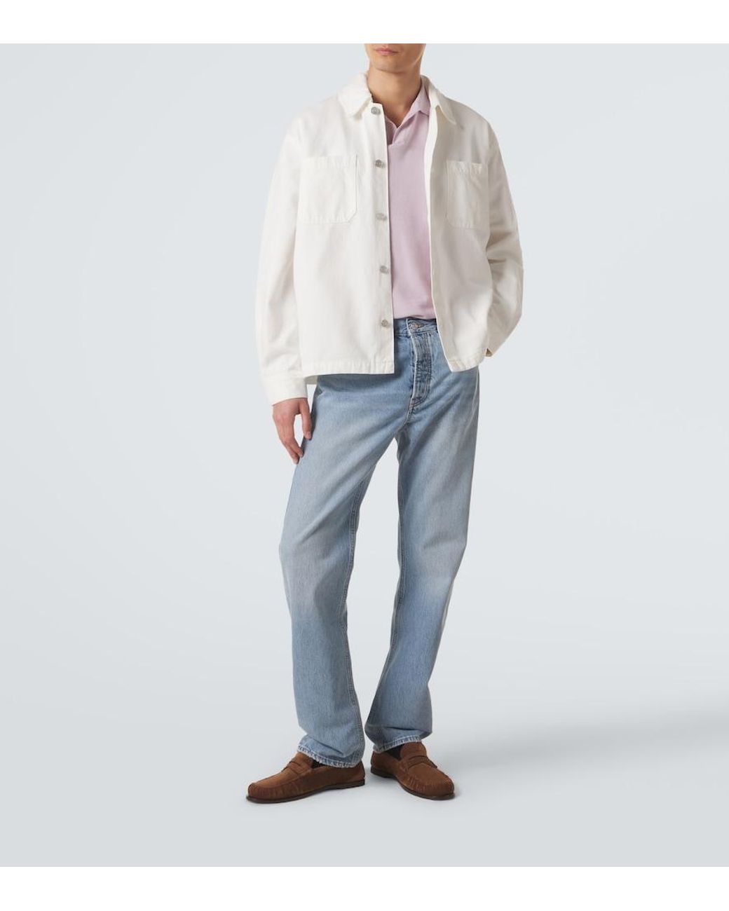 Giacca Camicia di FRAME in White da Uomo