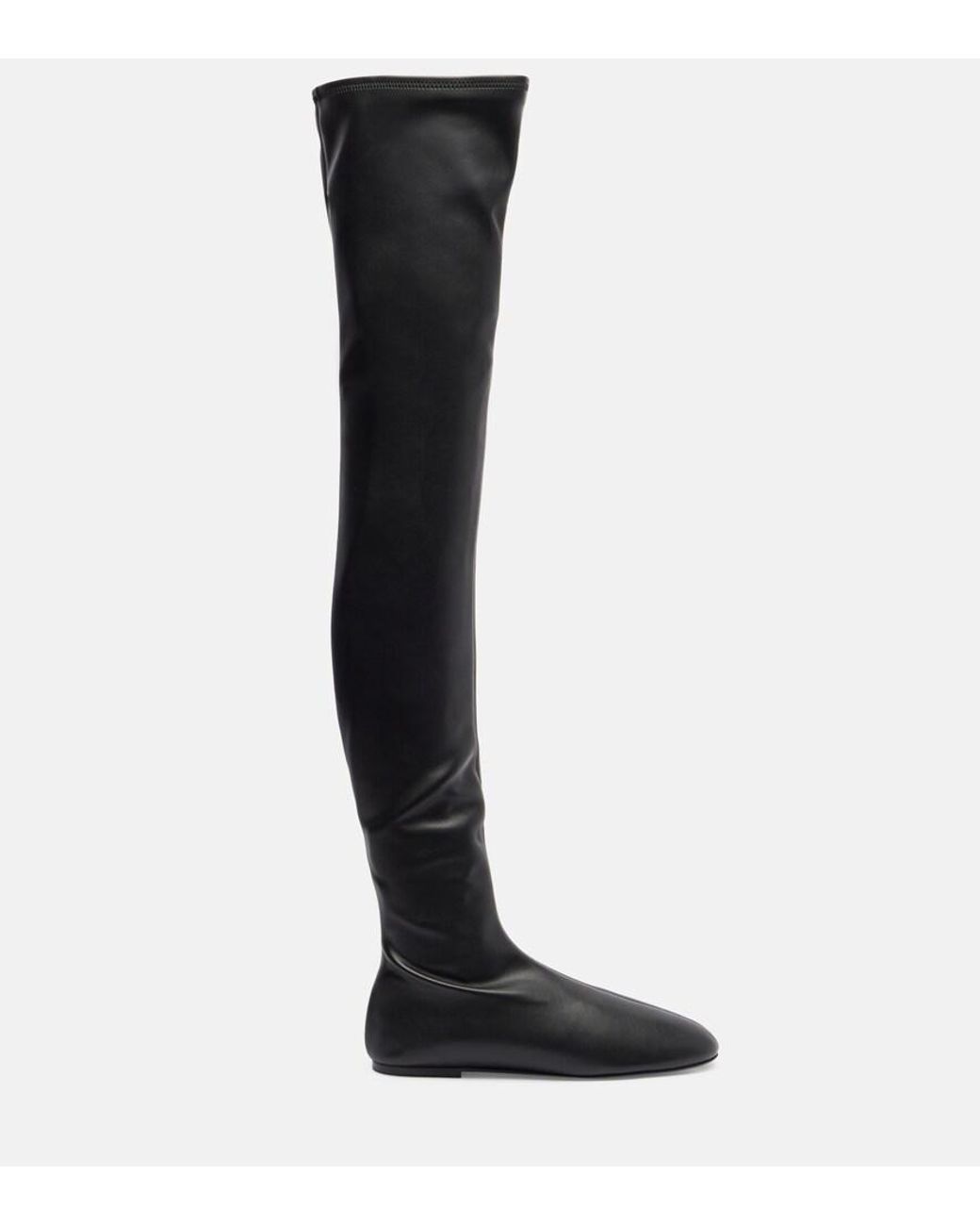 Proenza Schouler Black Tee Stretch Over-The-Knee Boots