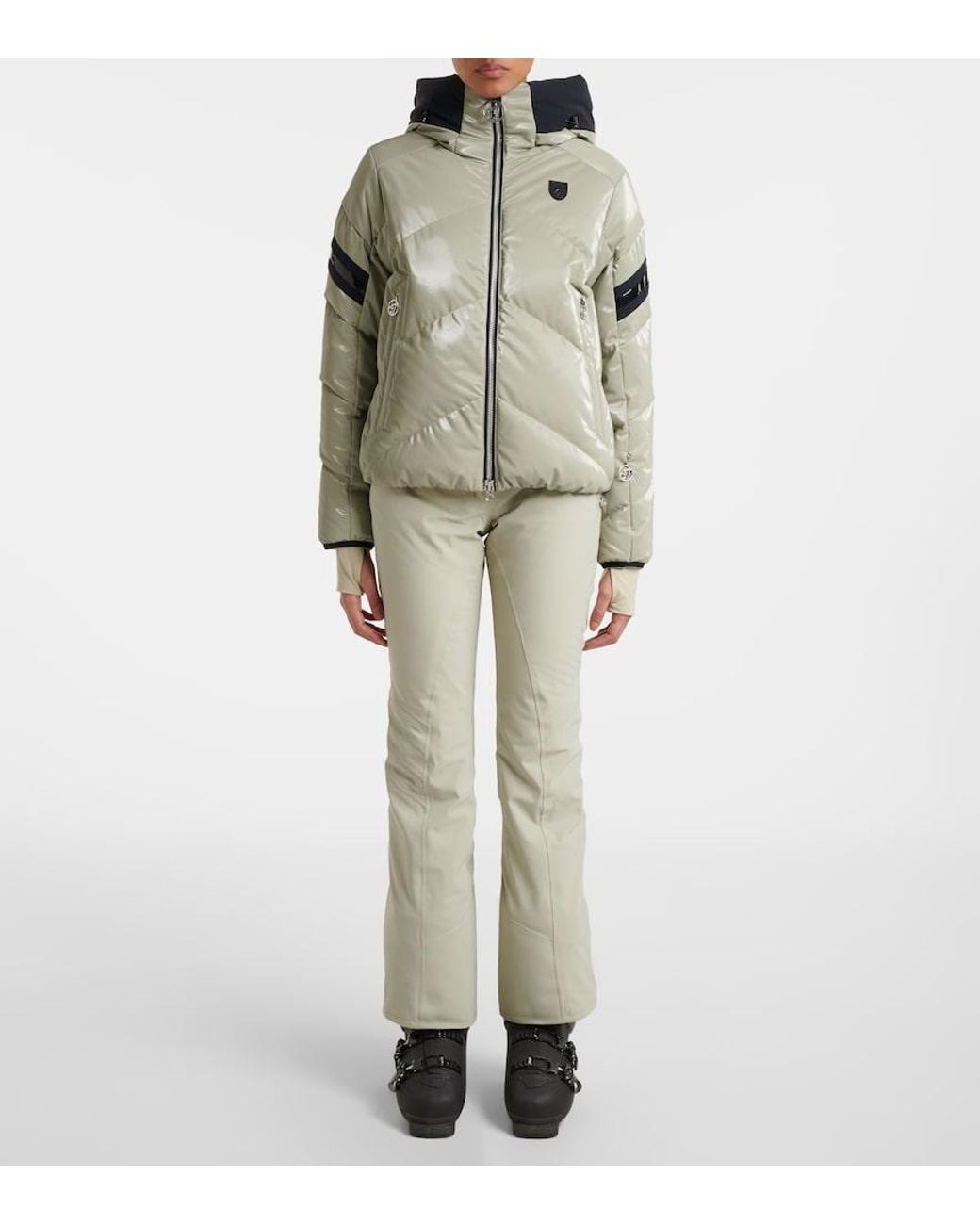 Toni Sailer Gray Helena Glimmer Ski Jacket