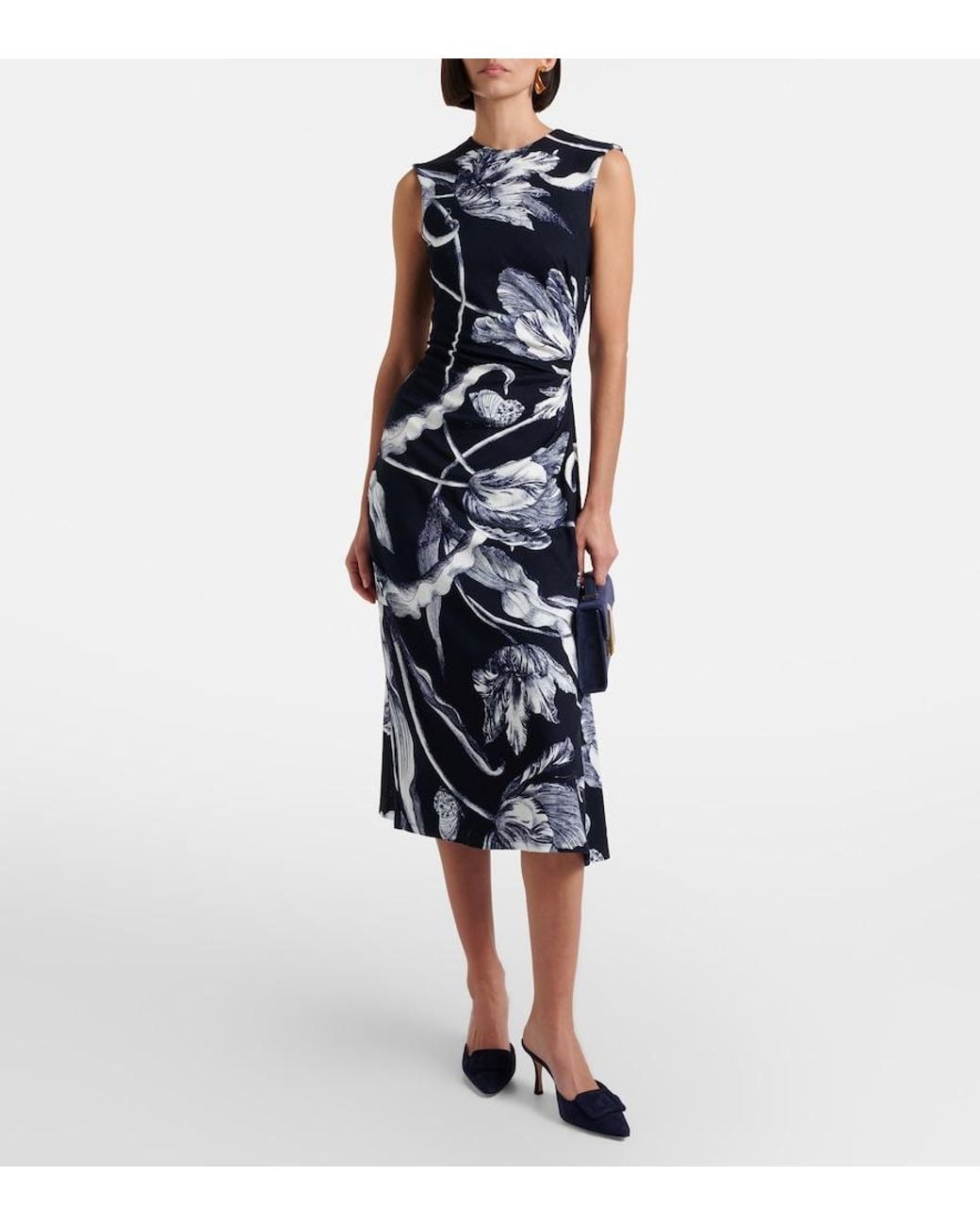 Erdem Blue Midi Dresses