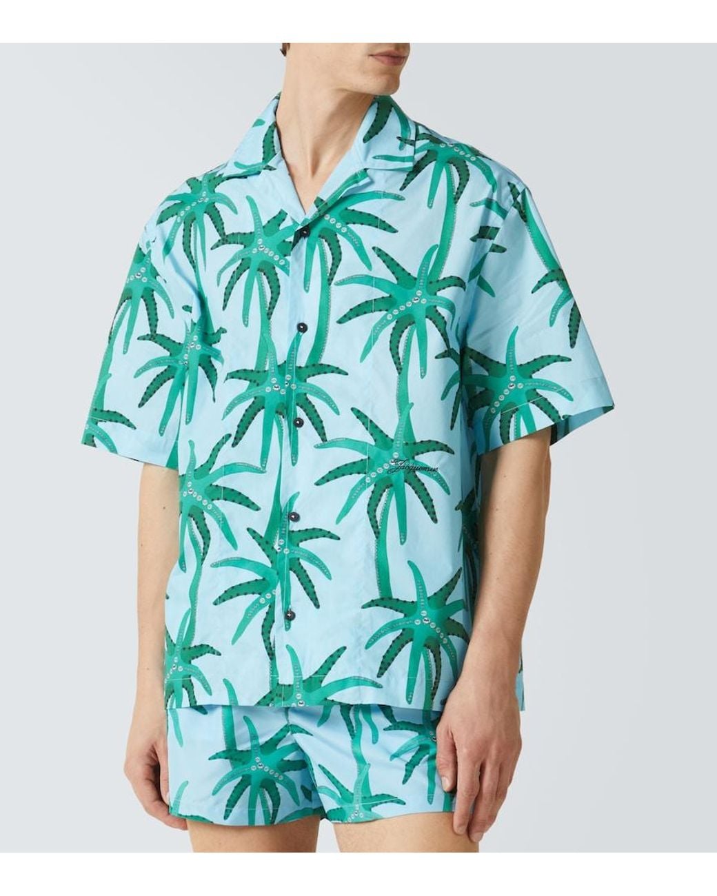 Jacquemus Blue La Chemise Jean Shirt for men