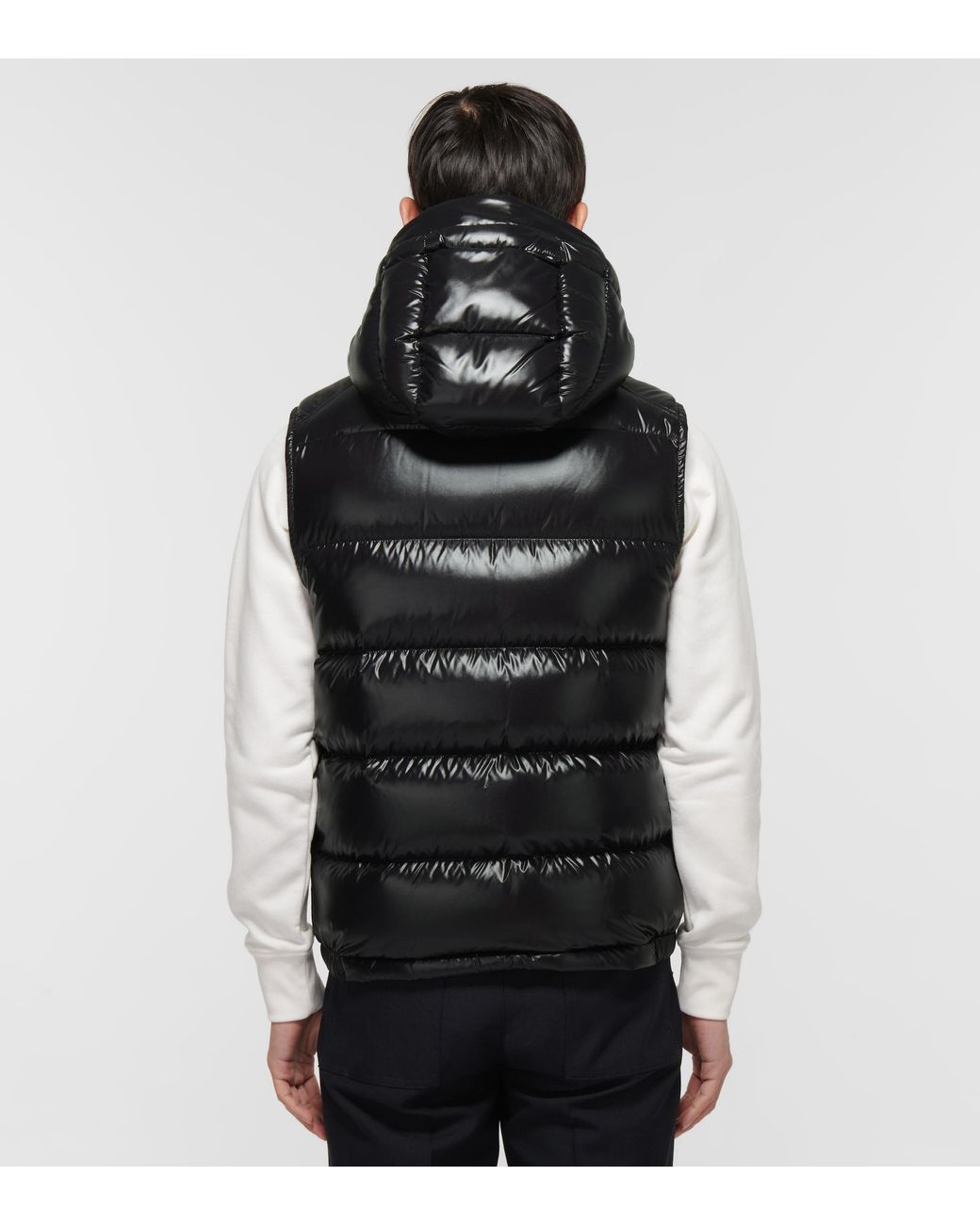 Moncler Synthetic Bormes Vest in Black for Men | Lyst