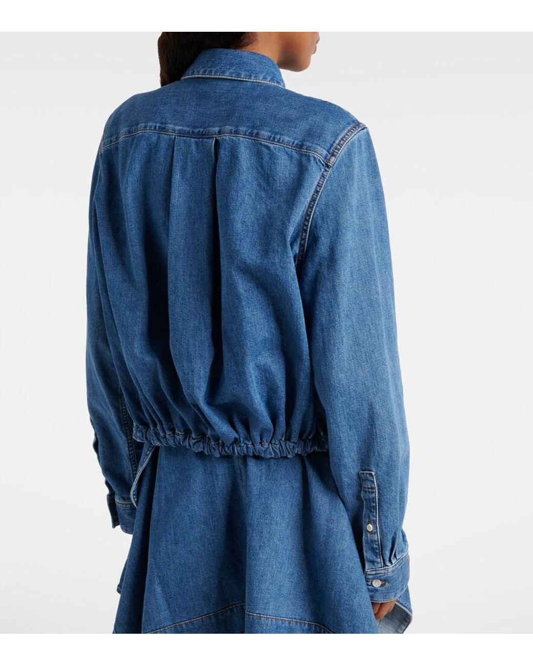 Loewe Blue Double L Denim Shirt
