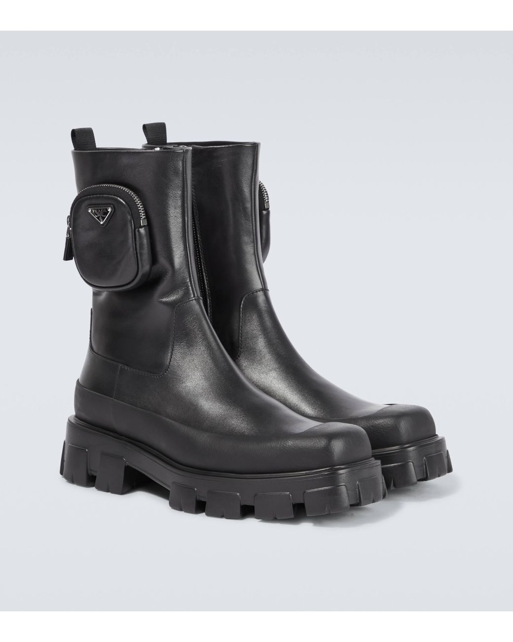 Prada combat boots online
