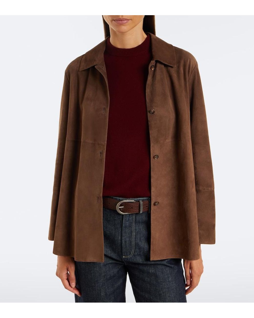 Max Mara Red Wool And Cashmere Sweater