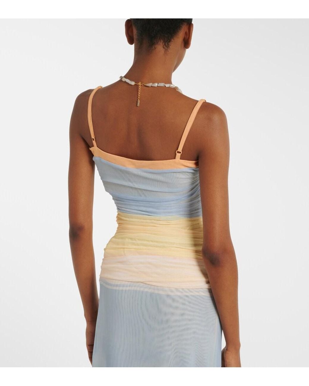 Sir Multicolor Printed Mesh Top