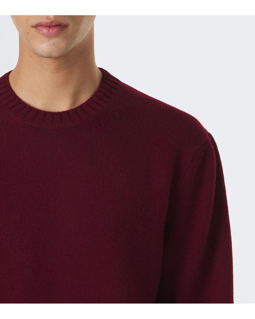 Saman Amel Red Gio Cashmere Sweater for men