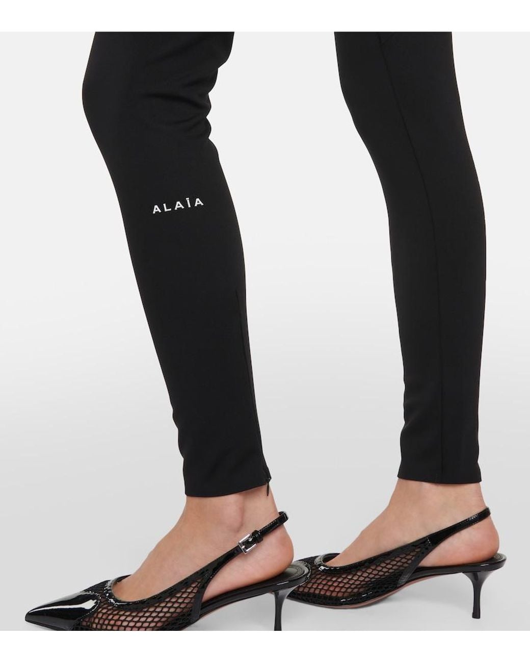 Alaïa Black Jersey Leggings