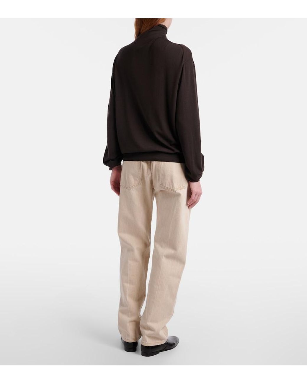 Khaite Natural Callum Straight Jeans