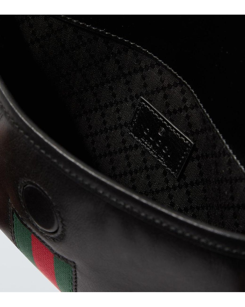 Marsupio Web Trademark Small di Gucci in Black da Uomo