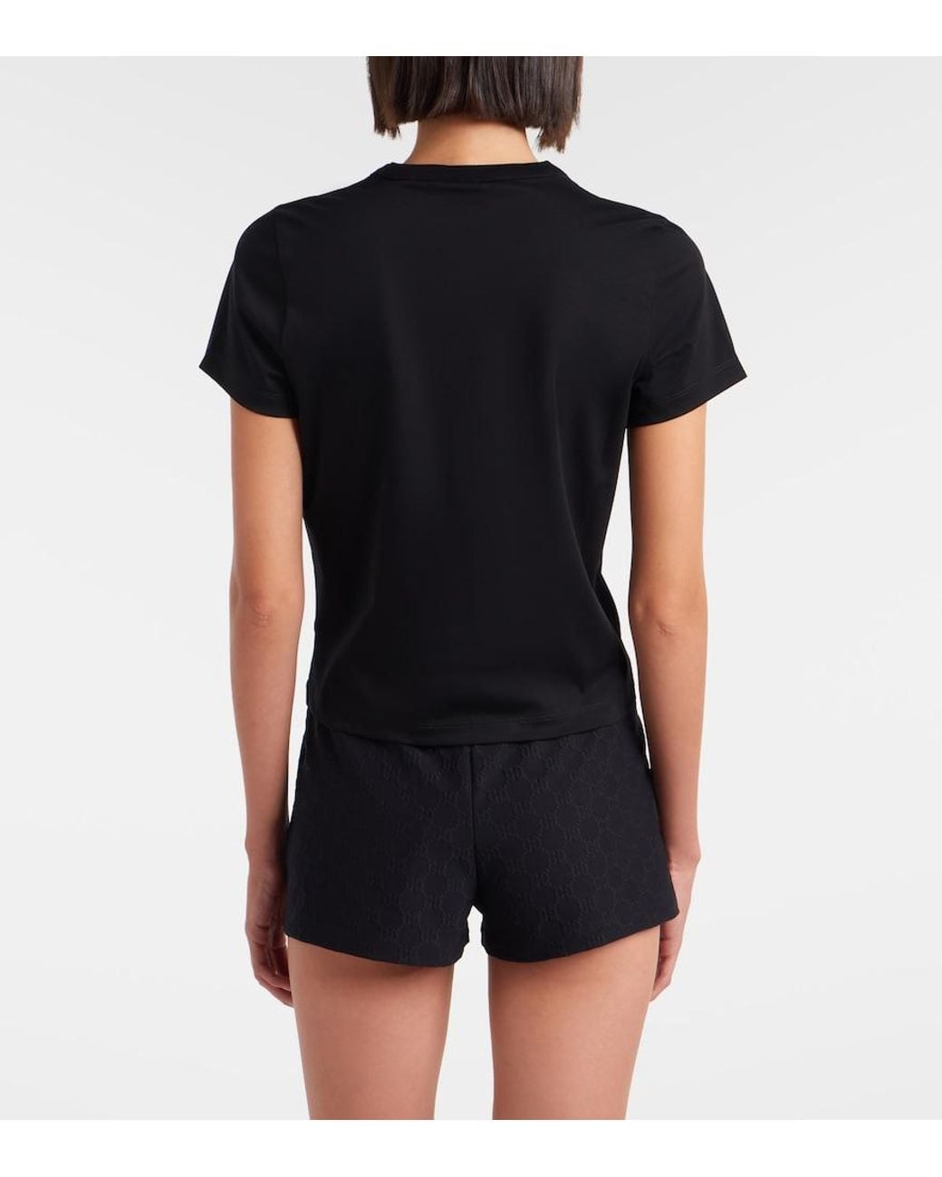 Gucci Black Cotton Jersey T-Shirt